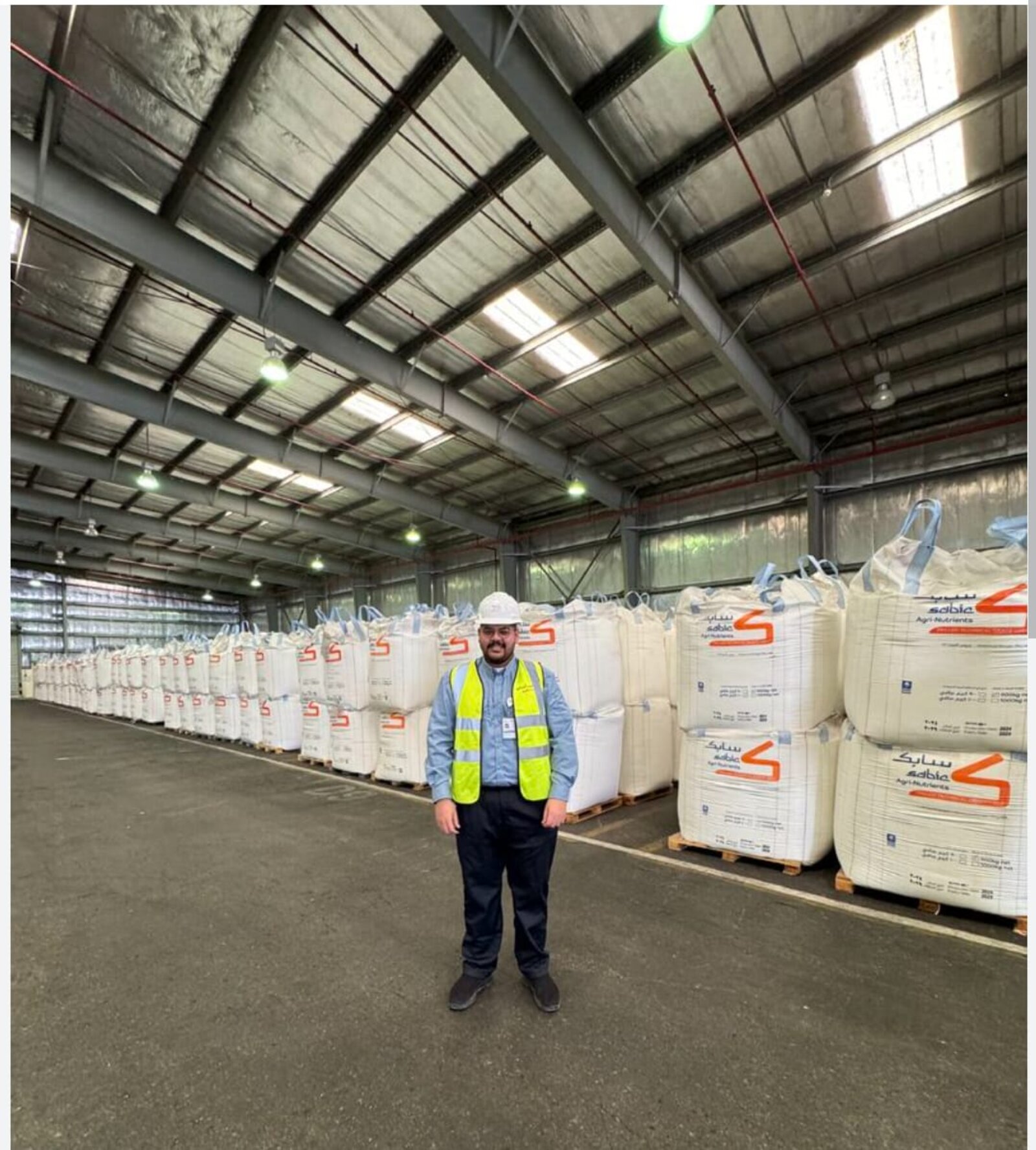 Stuttgart trader at SABIC Agri-Nutrients FIBC inventory line